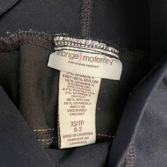 liz lange maternity high panel denim jeans xs - Picture 4 of 6